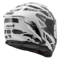 LS2 FF818 STORM III KAOS WHITE GREY M