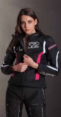 LS2 GATE LADY JACKET BLACK PINK S