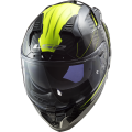 LS2 FF327 CHALLENGER CT2 FOLD GLOSS H-V YELLOW