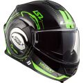 LS2 FF399 VALIANT NUCLEUS BLACK GLOW GREEN