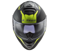 LS2 FF800 STORM NERVE MATT BLACK H-V YELLOW