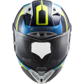 LS2 FF805 THUNDER C RACING1 GL.BLUE H-V YELLOW