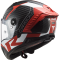 LS2 FF805 THUNDER C RACING1 GL.RED WHITE