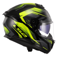 LS2 FF808 STREAM II FURY BLACK H-V YELLOW-06 3XL