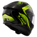 LS2 FF808 STREAM II FURY BLACK H-V YELLOW-06 XXS