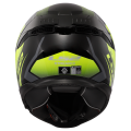 LS2 FF808 STREAM II FURY BLACK H-V YELLOW-06 XXS