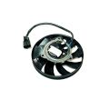 Oil radiator fan