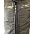 LS2 SHADOW MAN JACKET BLACK TITANIUM H-V YELLOW