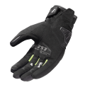 LS2 JET III MAN GLOVES BLACK H-V YELLOW