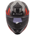 LS2 FF817 CHALLENGER II VIPER GREY RED