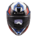 LS2 FF817 CHALLENGER II VIPER WHITE BLUE RED