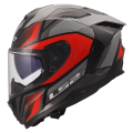 LS2 FF817 CHALLENGER II VIPER GREY RED