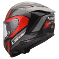 LS2 FF817 CHALLENGER II VIPER GREY RED