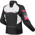 LS2 APEX LADY JACKET BLACK WHITE PINK M
