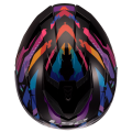 LS2 FF818 STORM III KAOS BLACK PURPLE BLUE