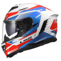 LS2 FF818 STORM III KOMAI WHITE BLUE RED