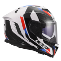 LS2 FF818 STORM III SPORTY WHITE BLUE RED
