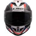 LS2 FF818 STORM III SPORTY WHITE BLUE RED