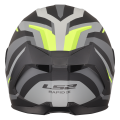 LS2 FF820 RAPID III HYPER BLACK H-V YELLOW