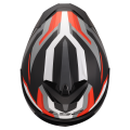 LS2 FF820 RAPID III HYPER BLACK RED