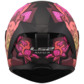 LS2 FF820 RAPID III POPPIES II BLACK PINK