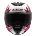 LS2 FF820 RAPID III POPPIES II WHITE PINK
