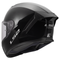 LS2 FF820 RAPID III SOLID GLOSS BLACK 3XL