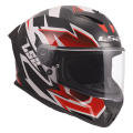 LS2 FF820 RAPID III XTREM WHITE BLACK RED