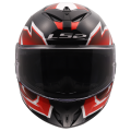 LS2 FF820 RAPID III XTREM WHITE BLACK RED