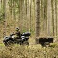SHARK ATV TRAILER WOOD 550 BLACK 160 x 130 x 85 cm