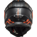 LS2 MX436 PIONEER EVO ADVENTURER M.BLACK ORANGE