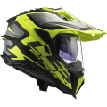 LS2 MX701 EXPLORER ALTER MATT BLACK H-V YELLOW