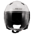 LS2 OF603 INFINITY II SOLID GLOSS WHITE-06 3XL