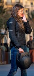 LS2 SERRA EVO LADY JACKET GREY
