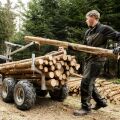 SHARK ATV TRAILER WOOD 1500 BLACK