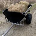 SHARK ATV TRAILER WOOD 550 BLACK 160 x 130 x 85 cm