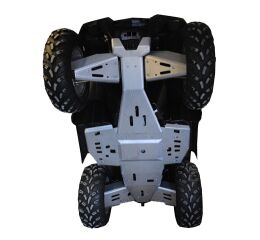 Ricochet ATV Polaris Sportsman XP550/850 2011-12, Skidplate Set with cover plate