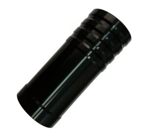Reservoir: (T) (1.834 Bore, 5.000 TLG) Al 6061, Black Ano III, Threaded ID, Multi step CD,