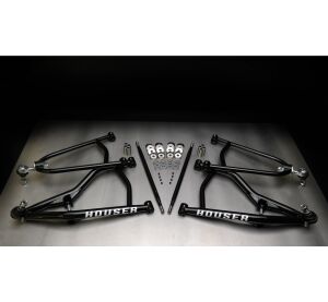 Houser A-Arms Honda TRX450R (All Years), Long Travel, +2,25 Wide, +0 Forward - black