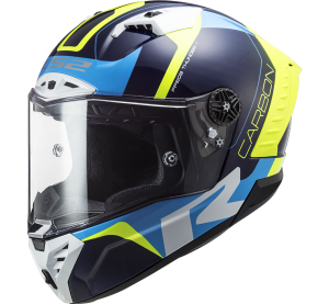 LS2 FF805 THUNDER C RACING1 GL.BLUE H-V YELLOW