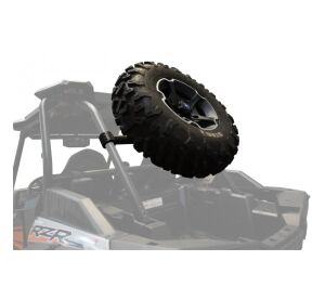 XRW SPARE TIRE CARRIER REINFORCED BLACK - POLARIS RZR TURBO 2017