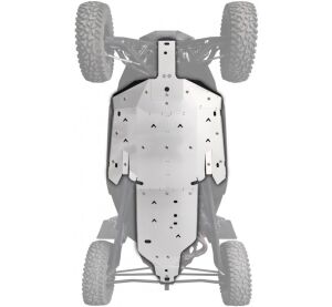XRW SKID PLATES KIT ALU - POLARIS RZR PRO R