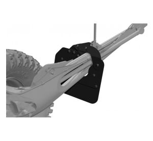 XRW REAR MUD FLAPS KIT REINFORCED BLACK - POLARIS RZR PRO R