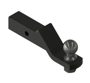 XRW TRAILER HITCH BALL MOUNT STL BLACK