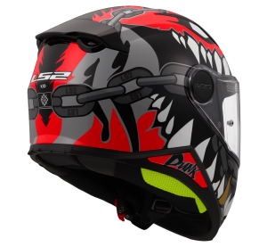 LS2 FF812 KID PUNK GREY RED S