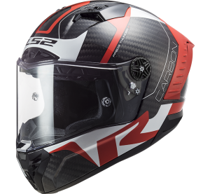 LS2 FF805 THUNDER C RACING1 GL.RED WHITE