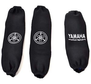 XRW SHOCK COVER BLACK NEOPRENE - YAMAHA WARRIOR