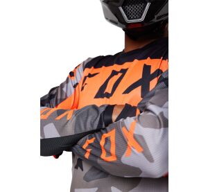 FOX 180 Bnkr Jersey, Grey Camo MX23