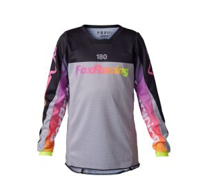 FOX Yth 180 Morphic Statk - Steel Grey MX