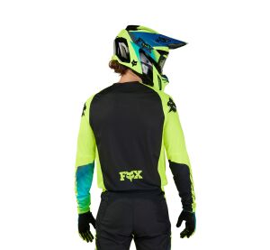 FOX 360 Streak Jersey - Black/Yellow MX24